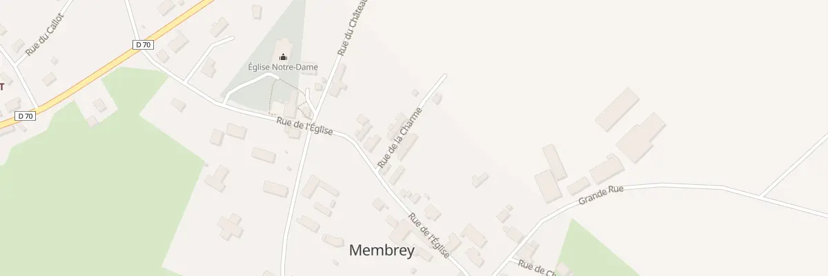 Plan du 4 Rue de la Charme à Membrey