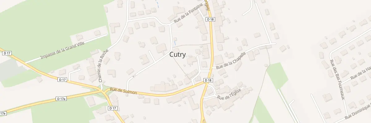 Plan du 1B Imp des Marronniers à Cutry