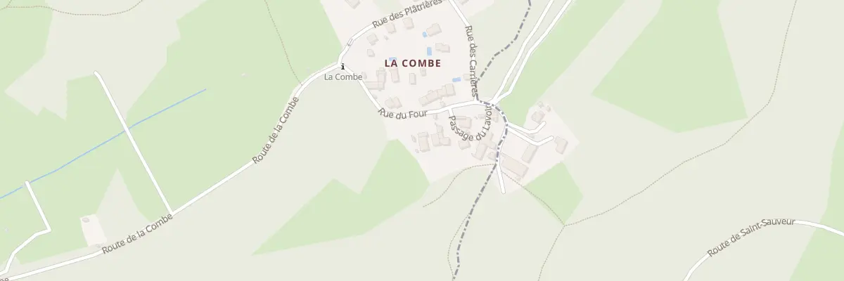 Plan du 5411 La Combe à Champ-sur-Drac