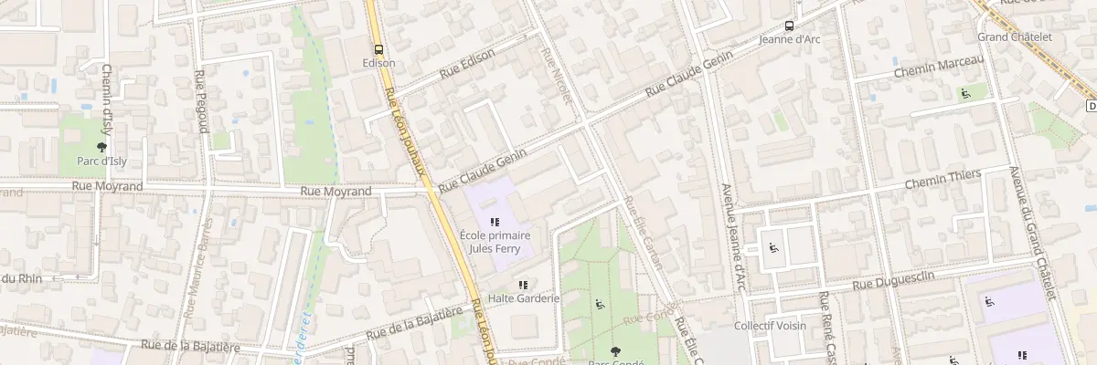 Plan du 2 Rue Élie Cartan à Grenoble