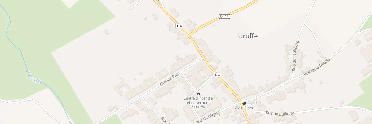 Plan du 5040 Gr Grande Rue à Uruffe