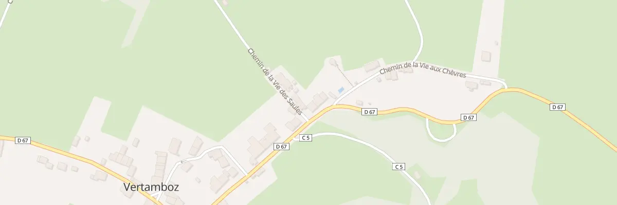 Plan du 691 Rue des Fontaines à Vertamboz