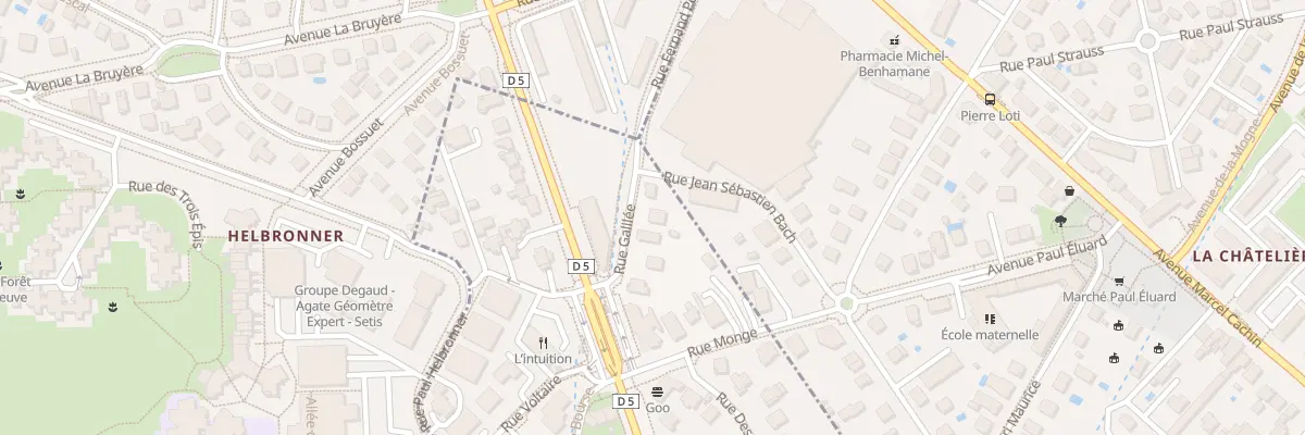 Plan du 8 Rue Galilée à Eybens