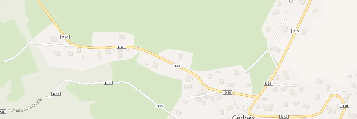 Plan du 306 Rte de Saint Pierre d’Alvey à Gerbaix
