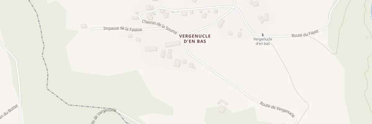 Plan du 1954 Rte de Vergenucle à Dullin