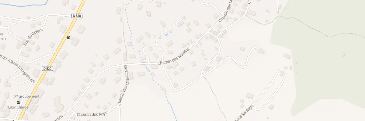 Plan du 720 Che des Martins à Saint-Laurent-du-Pont