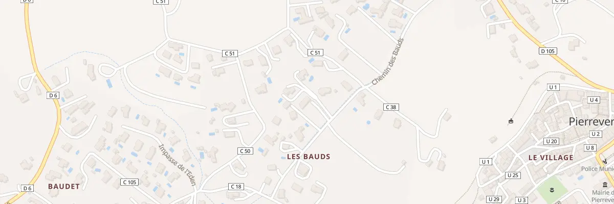Plan du 28 Che des Bauds à Pierrevert