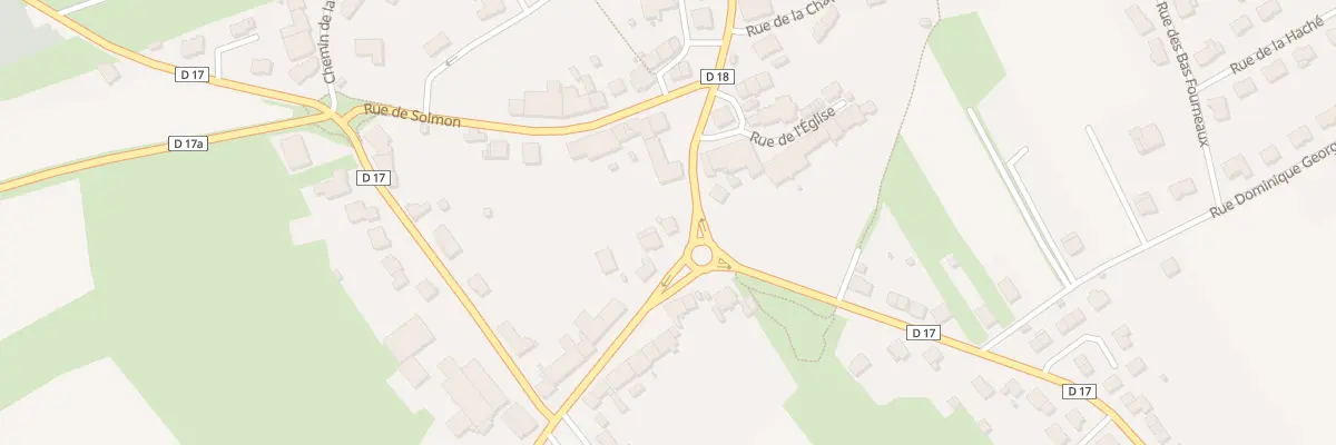 Plan du Vlg à Cutry