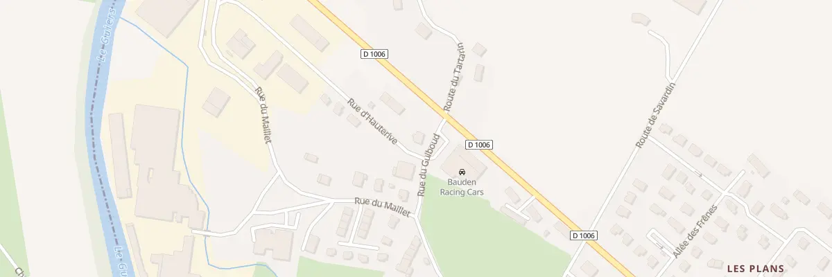 Plan de La Malotiere aux Échelles