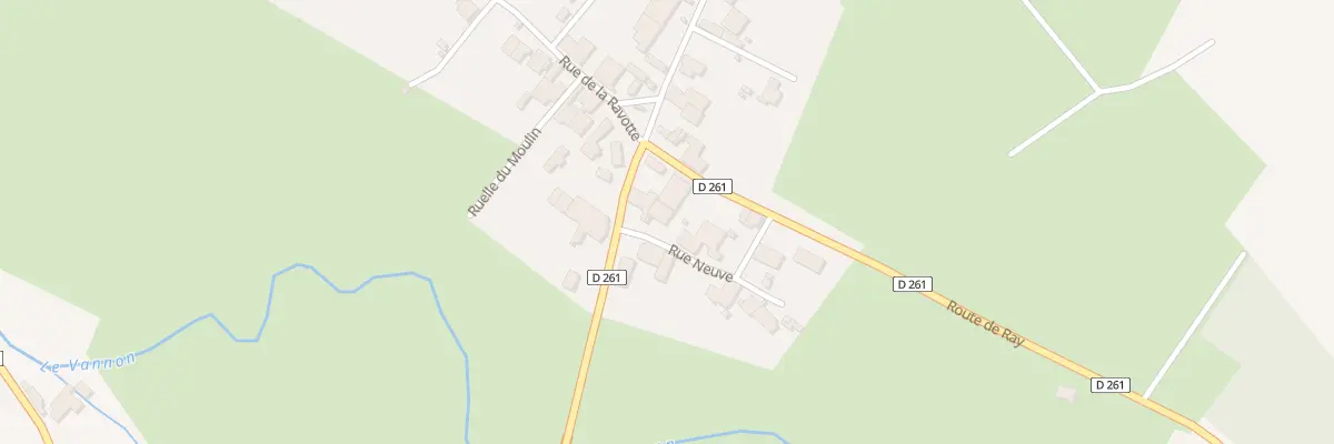 Plan du 3 Rue Neuve à Membrey