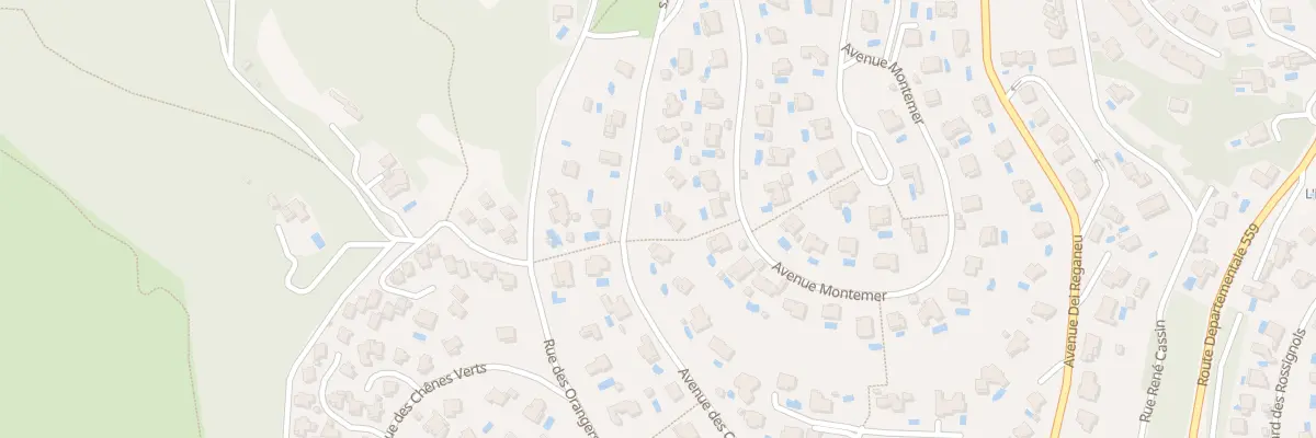 Plan du 518 Av des Citronniers à Bandol