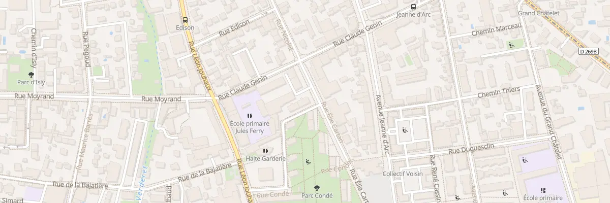 Plan du 8 Rue Élie Cartan à Grenoble