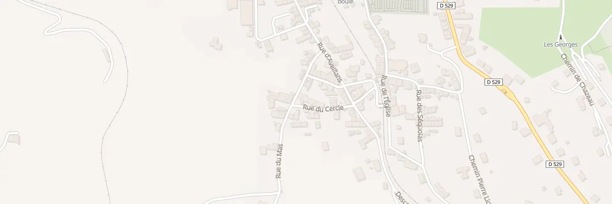 Plan du 16 Rue du Cercle à La Motte-d’Aveillans