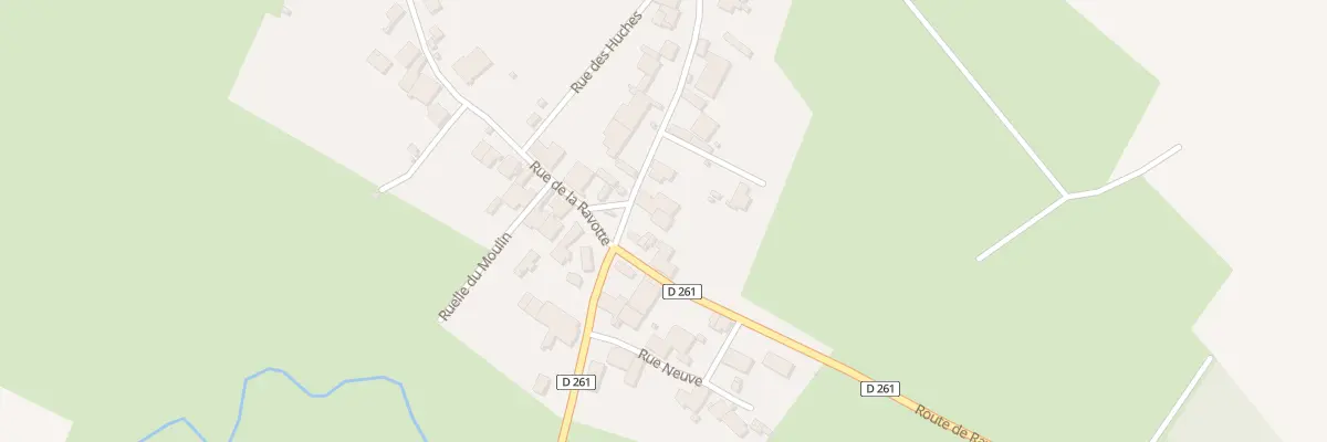 Plan du 2 Gr Grande Rue à Membrey
