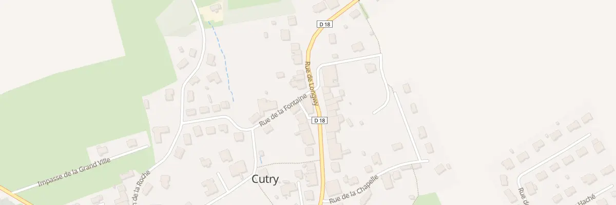 Plan du 13B Rue de Longwy à Cutry
