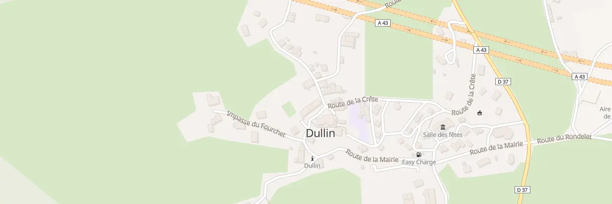 Plan du 457 Rte de la Mairie à Dullin