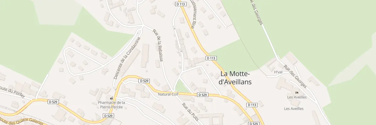 Plan du 6 Rue des Epiteaux à La Motte-d’Aveillans