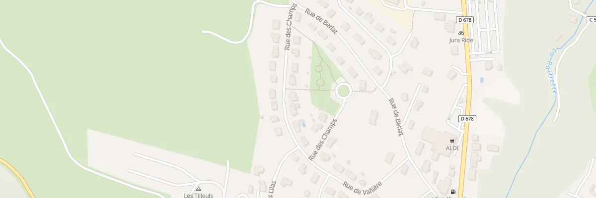 Plan du 11 Rue des Champs à Clairvaux-les-Lacs