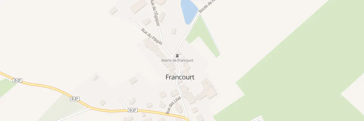 Plan du 14 Rue de l’Abbe Martin à Francourt