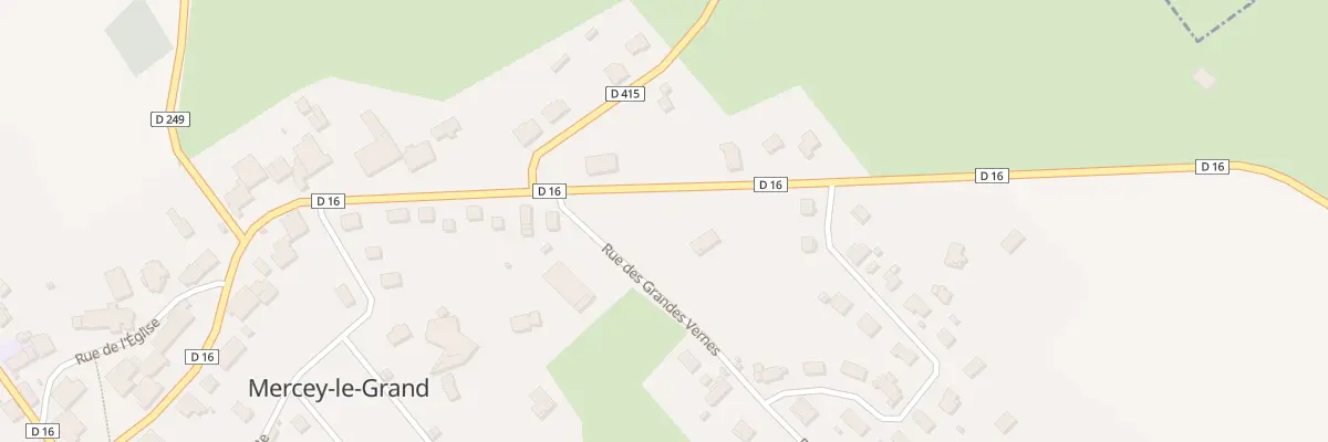 Plan du 38 Rue de Saint-vit à Mercey-le-Grand