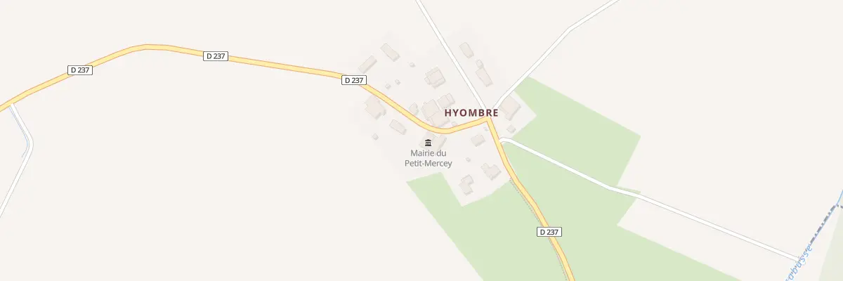 Plan du 4 Hameau d’Hyombre à Dampierre