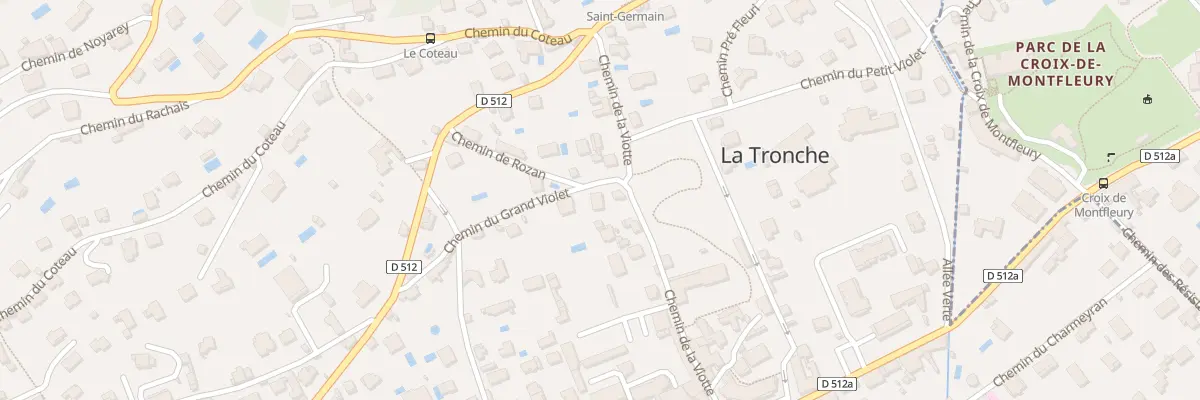 Plan du 4 Che de la Viotte à La Tronche