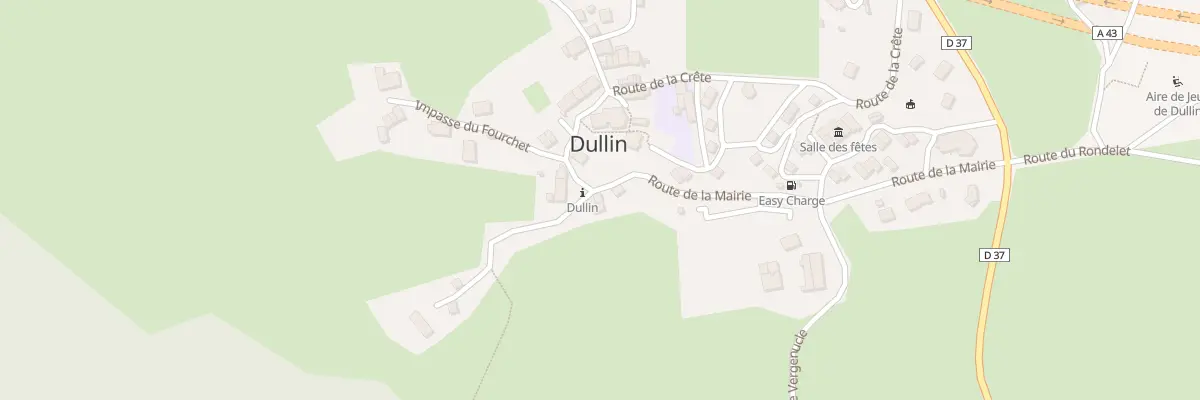 Plan du 351 Rte de la Mairie à Dullin