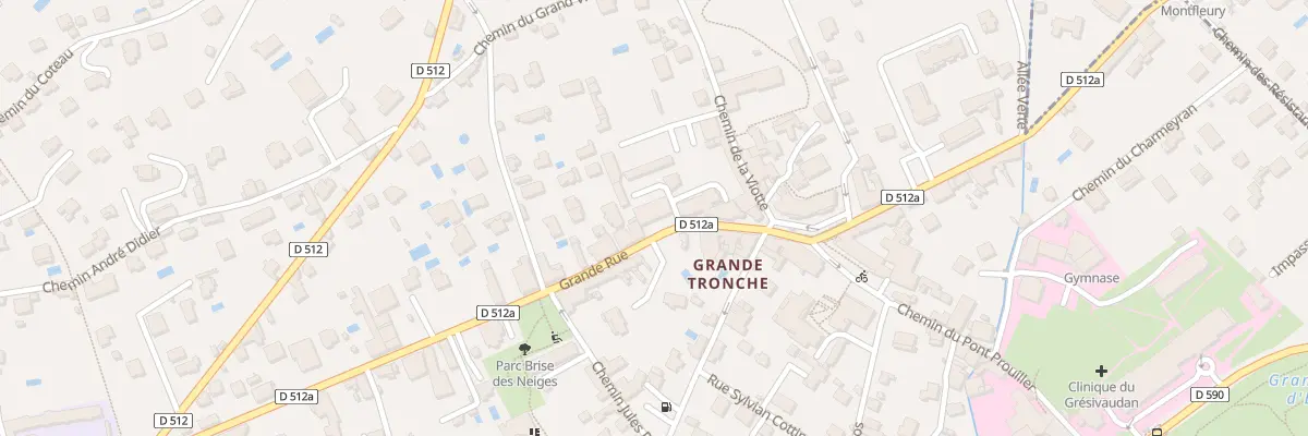 Plan du 30B Grande Rue à La Tronche