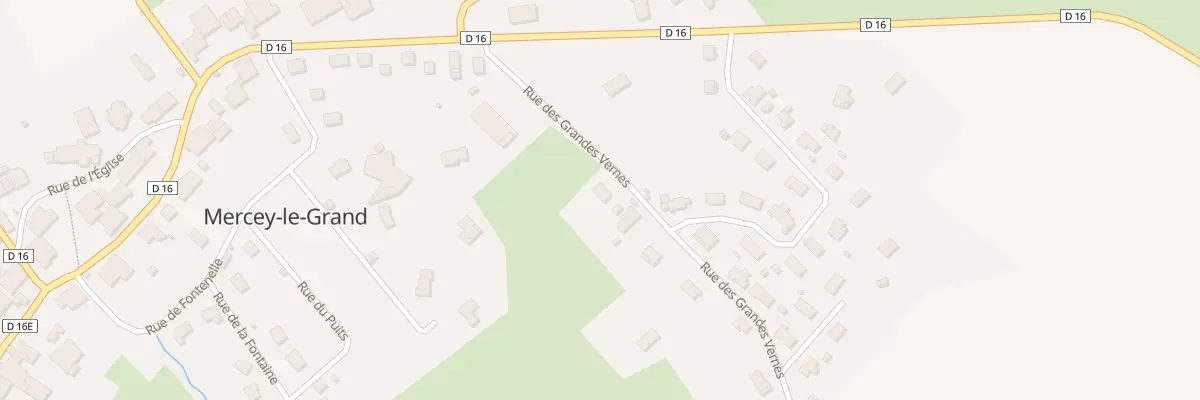 Plan du 8 Rue des Grandes Vernes à Mercey-le-Grand