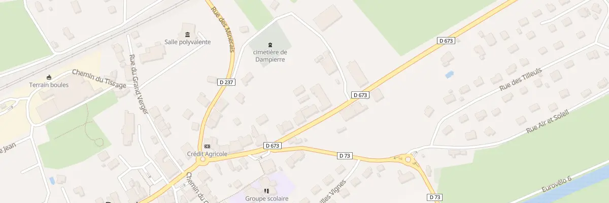 Plan du 23 Rue de Besançon à Dampierre