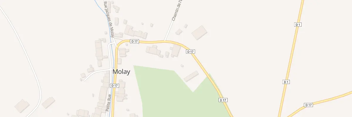 Plan du 1 Rue du Cornot à Molay