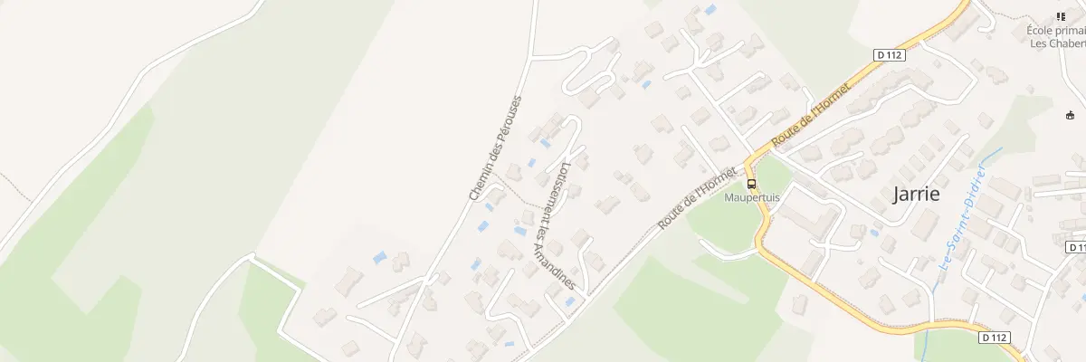 Plan du 335 Rte de l’Hormet à Jarrie
