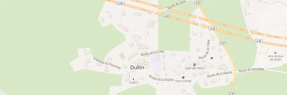 Plan du 14 Che du Bois à Dullin