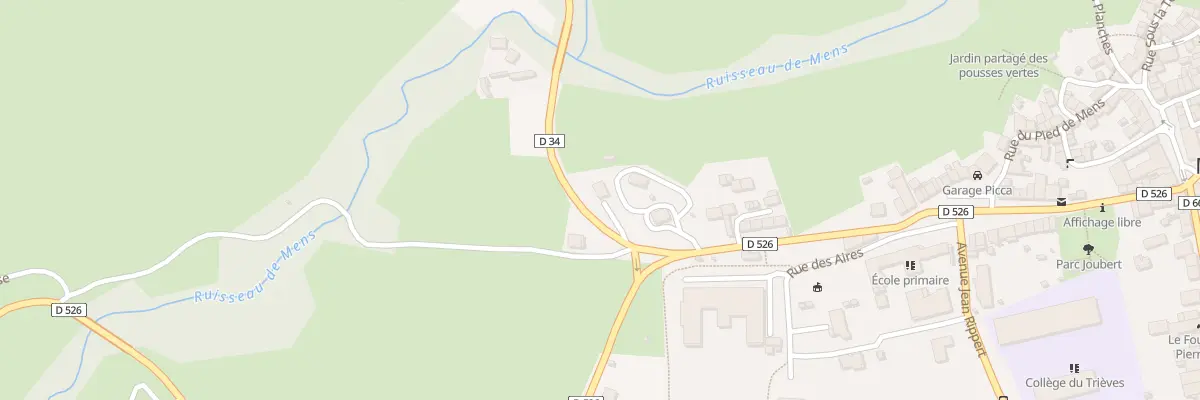 Plan du 228 Av du Dauphiné à Mens