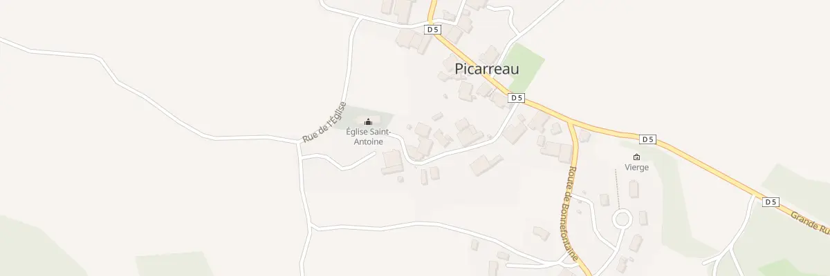 Plan du 10 Rue Saint-antoine à Picarreau