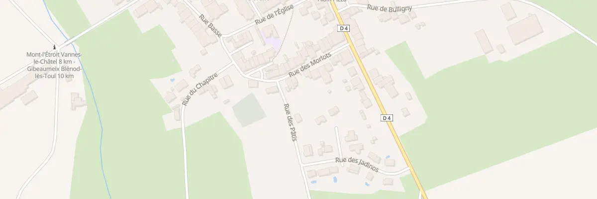 Plan du 15 Rue des Morlots à Uruffe