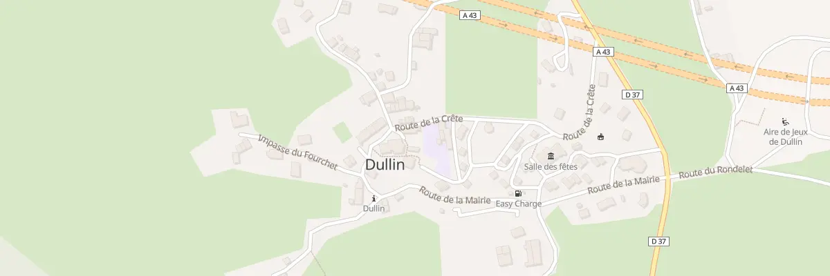 Plan du 460 Rte de la Mairie à Dullin
