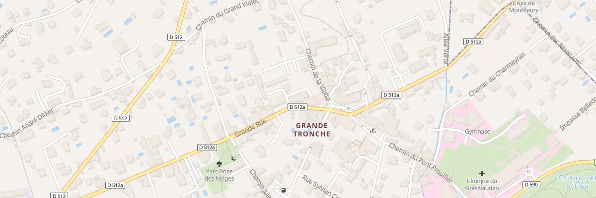 Plan du 30 Gr Grande Rue à La Tronche