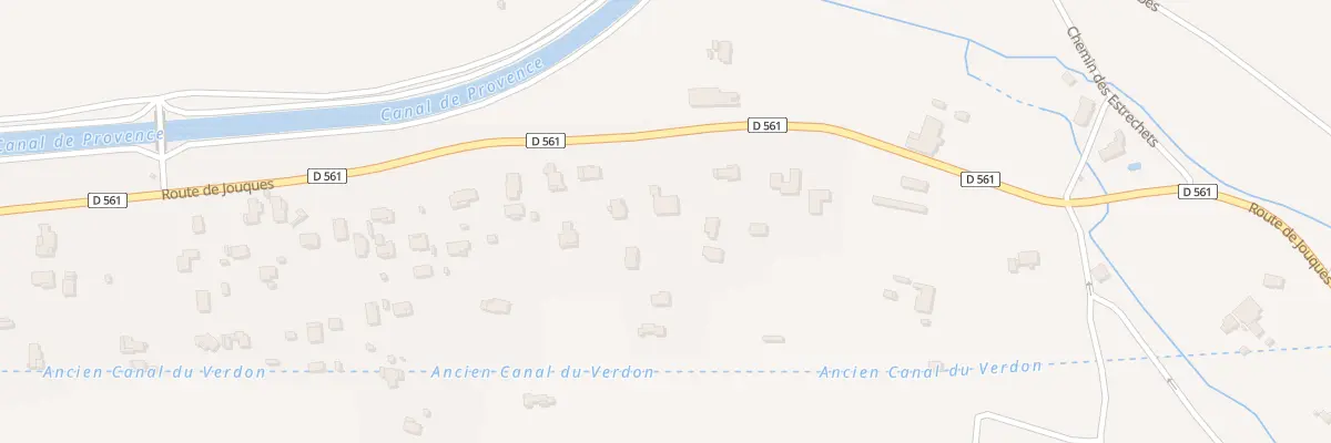 Plan du 9116 Rte de Jouques à Rians