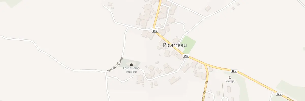 Plan du 13 Grande Rue à Picarreau