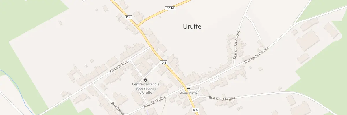 Plan du 40 Rue de la Chaussée à Uruffe