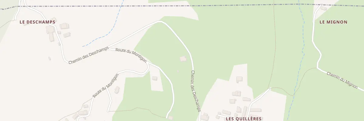 Plan du 345 Che des Deschamps à Ayn