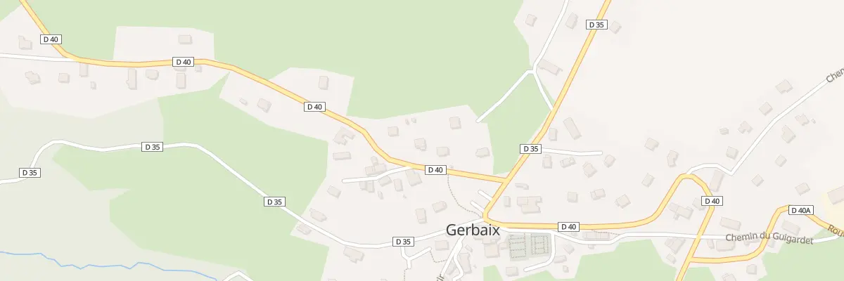 Plan du 104 Rte de Saint Pierre d’Alvey à Gerbaix