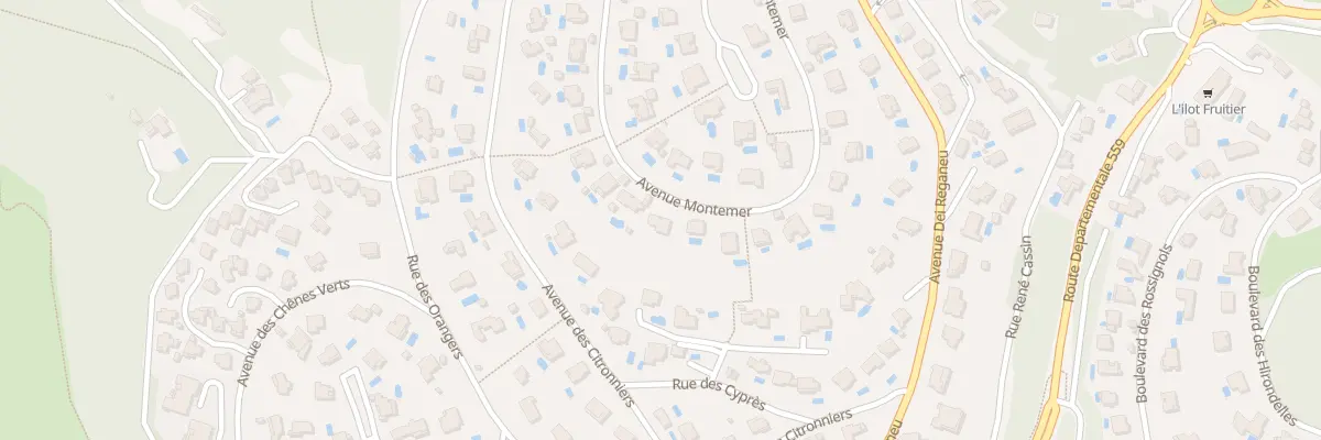 Plan du 313 Av Montemer à Bandol