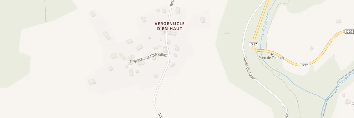 Plan du 1419 Rte de Vergenucle à Dullin