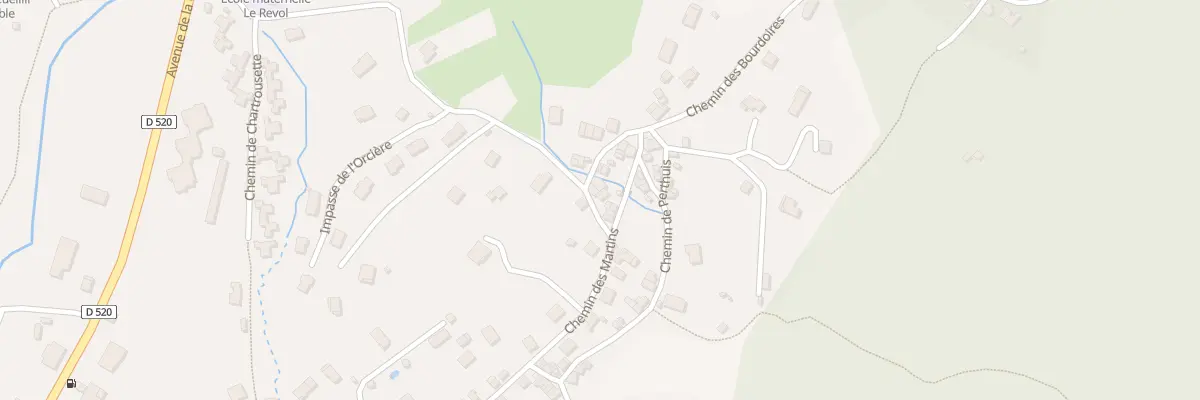 Plan du 15 Che de la Combe à Saint-Laurent-du-Pont