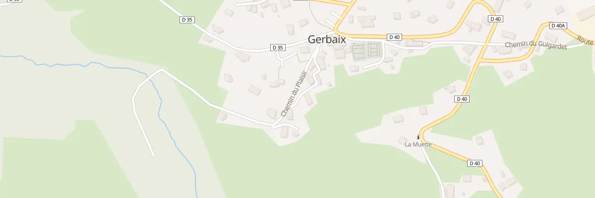 Plan du 81 Chem du Plaisir à Gerbaix