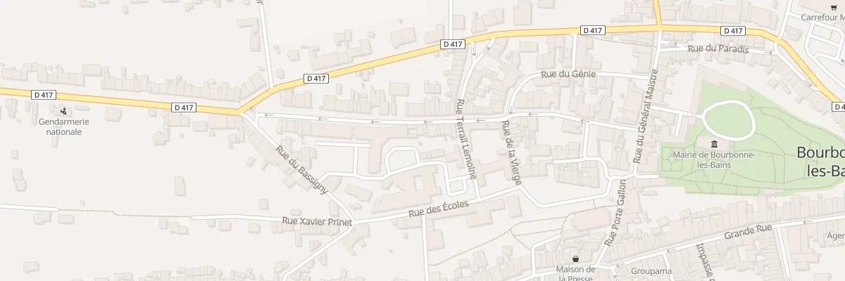 Plan du 41 Rue Walferdin à Bourbonne-les-Bains
