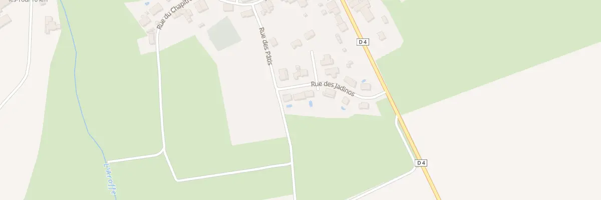 Plan du 9 Rue des Jadinos à Uruffe