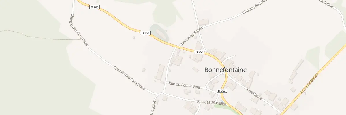 Plan du 3 Rue de la Croix Jacobee à Bonnefontaine